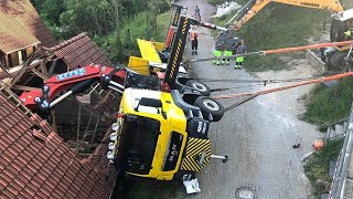 25 Dangerous Excavator Crane amp Truck Operator Fails  Trucks Fails Excavator amp Cranes Disaster [upl. by Witha]