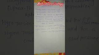 Medical terminologyanatomy medical gnm shortvideo gnm1st gnm1styear likesharesubscribe supp [upl. by Haroppizt]