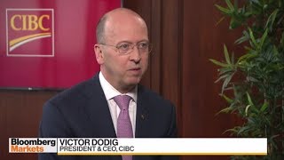 CIBC CEO Victor Dodig shrugs off short calls [upl. by Morna974]