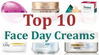 Top 10 Face Day Creams​ [upl. by Lerat928]