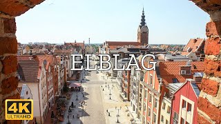 Elblag Poland 🇵🇱  4K Drone Footage [upl. by Radnaskela959]