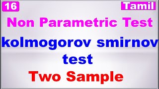 MA3391 Probability amp Statistics  Unit 4 Non Parametric Test  kolmogorov smirnov testTwo Sample [upl. by Hcab]