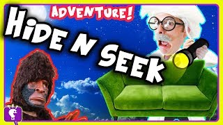 HobbyHarry vs Bigfoot HIDE AND SEEK Adventure with HobbyKidsTV [upl. by Gwenora]