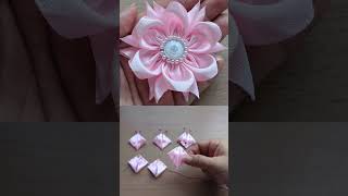 Crafting Elegance How to Make Adorable Satin Ribbon Flowers [upl. by Tnarb736]