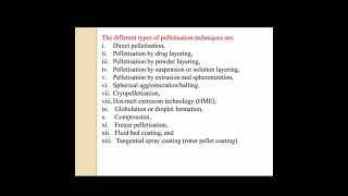 Pelletization process By Ms Deepika [upl. by Rebe]