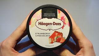 HäagenDazs Strawberry Cheesecake Review [upl. by Lindley779]