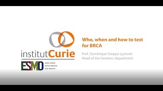 ESMO 2018  Who when and how to test for BRCA [upl. by Aicert]