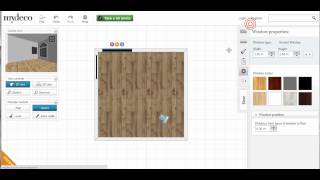 mydeco 3D room tutorial How to add  delete  resize  add colour to windows [upl. by Notyalk]