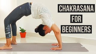 Chakrasana for Beginners l with preparatory poses l Archies Yoga [upl. by Nosnibor365]