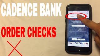 ✅ 3 Ways To Order Cadence Bank Replacement Checks 🔴 [upl. by Dulce332]