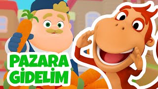 🎶 Pazara Gidelim 🎶 Kukuli  YENİ ŞARKI  Eğlenceli Çocuk Şarkısı 🥕 ve Bakkal Amca Koleksiyonu [upl. by Alenas]