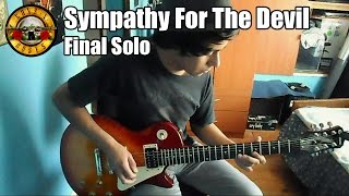 Guns N Roses Sympathy For The Devil Solo Try [upl. by Kerianne]