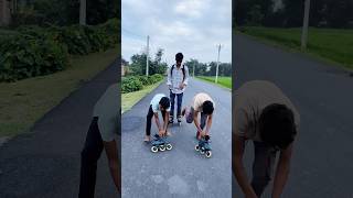 Inline Skating Stunts Epic Public Reactions You Cant Miss rollerskating 🛼🔥😦 shorts skating [upl. by Nelyk]