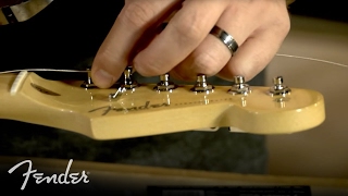 How to Change Your Electric Guitar Strings  Fender [upl. by Gebhardt869]