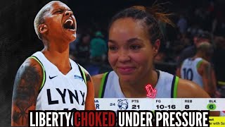 Naphessa Collier LOCKED UP Breanna Stewart as New York Liberty CHOKES Game 1 [upl. by Alenairam]