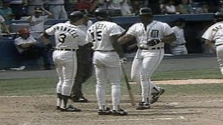 OAKDET Cecil Fielder homers over Tiger Stadium roof [upl. by Vladi501]