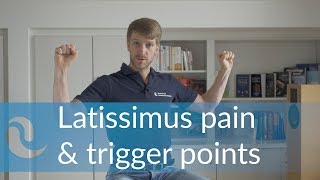 Latissimus dorsi pain  trigger point activation amp overload [upl. by Anneirb987]