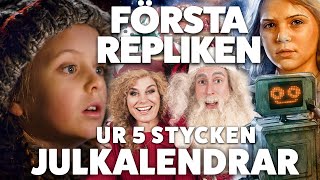 Första repliken i fem julkalendrar från SVT [upl. by Ahsenad479]