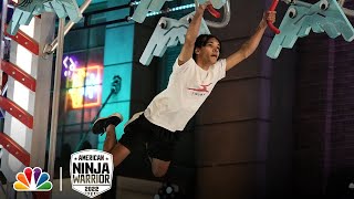 Ethan Bartnicki Brings Explosive Power  NBCs American Ninja Warrior [upl. by Grounds]