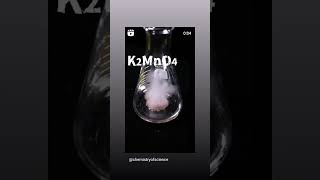 H2O2KMnO4 chemistry deneyim chemicalreactions maths education experiment miq [upl. by Itra]