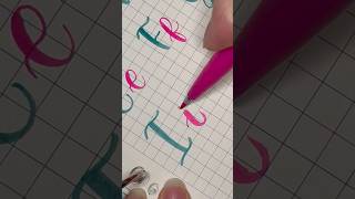 Write calligraphy beautiful letters Ii  Viết chữ Ii đẹp  Brush pen calligraphy handwriting [upl. by Notlem]