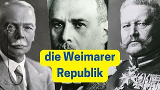 Was geschah in der Weimarer Republik  19201923 [upl. by Teador]