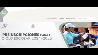 CÓMO HACER EL PROCESO DE PREINSCRIPCIÓN 2024 [upl. by Akiam413]