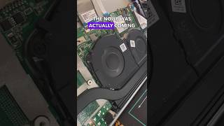 Vibrating Laptop Fans Let’s Fix It shorts pc laptoprepair pcrepair [upl. by Auroora]