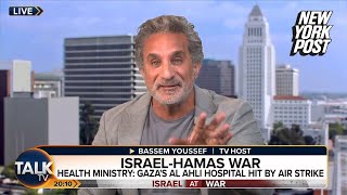 Bassem Youssefs heated debate with Piers Morgan on Israel Hamas War goes viral [upl. by Orodisi]