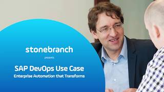 SAP DevOps Use Case [upl. by Lovich48]