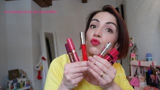 Lipstcik Addict  Rouge à lèvres MATT Bourjeois  Astor  LOréal  Etam  Essence [upl. by Etnuahc414]