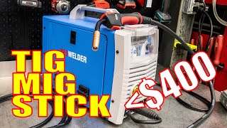 400 MultiProcess Welder  YesWelder MIG205DS Inverter Welder Review [upl. by Htidirrem567]