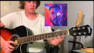 Elsie’s Baby Boy  Kid Cudi Guitar lesson  Tutorial [upl. by Nairrad]