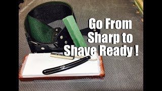 Straight Razor  Go From Sharp To Shave Ready [upl. by Analim]