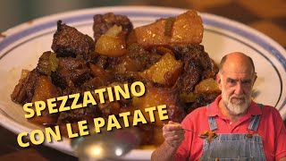 SPEZZATINO CON LE PATATE  Le ricette di Giorgione [upl. by Ashlee]