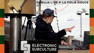 Demuja prends les platines a la Folie Douce les Arcs pour un set house au pieds des pistes 🔥🔥🔥 [upl. by Eelaras]