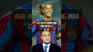 Florentino Pérez Sai Lầm Thế Nào Khi Từ Chối Ronaldinho 😱 football bongda [upl. by Eissat175]