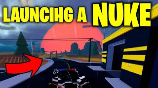 Launching a NUKE in Jailbreak Roblox [upl. by Ennayram]