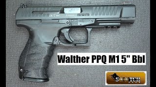 Walther PPQ M1 5quot Barrel 9mm Review [upl. by Kired]