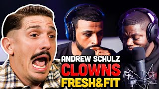 Andrew Schulz EMBARRASSED Fresh amp Fit w DJ Akademiks [upl. by Celie]