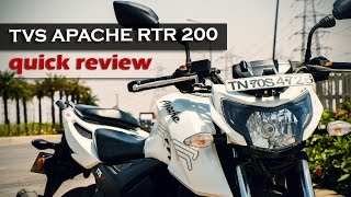 TVS Apache RTR 200 4V Review in Hindi  ICN Studio [upl. by Iviv]