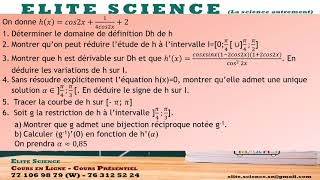 PROBLEME DE LA SEMAINE N° 6 fonction circulaire [upl. by Daveda]