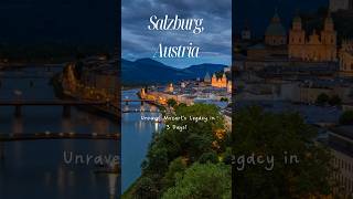 Salzburg Austria  3 Days Itinerary  Things To Do In Salzburg  Day Trip To Hallstatt salzburg [upl. by Burley]