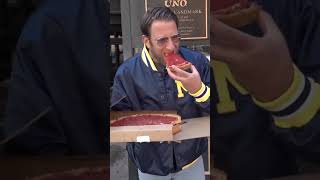 DAVE PORTNOY REVIEWS CHICAGO’S ORIGINAL DEEP DISH PIZZA daveportnoy food pizza usa nyc shorts [upl. by Shanks]