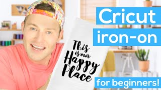 Cricut IronOn Tutorial for Beginners EASY [upl. by La]