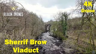 Sheriff Brow Viaduct  Railway Bridges over the River Ribble March 2024  DJI AIR3 4K [upl. by Ylrebma153]