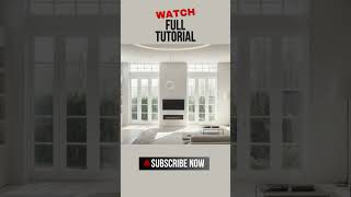 Beginner Sketchup Tutorial  Sketchup for Interior Design WITH Vray [upl. by Nol]