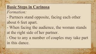 What is a Cariñosa Dance ppt  English 1A 20202021  Our Learning Hub [upl. by Semajwerdna291]