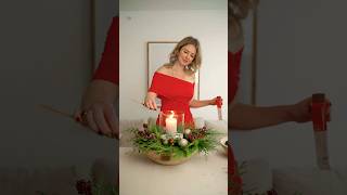 Christmas Table Decoration DIY [upl. by Bondon]