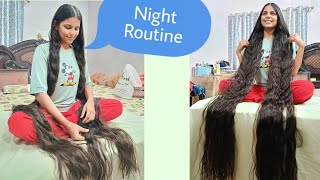 My Night Hair Care Routine ll Long Shiny And Healthy Hair ll Anjali care [upl. by Donn]